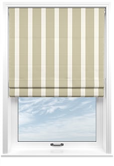 The British Stripe Co. Henry, Dover No.1 - Twist&Fit Roman Blind
